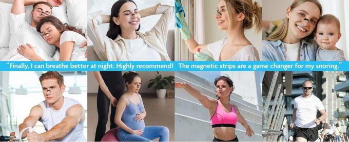 30 PCS OEM Performance Sweat Proof Magnetic Nasal Strips 7