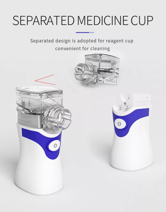Hospital Nebulizer Adult Ultrasonic Nebulizer for Baby Mesh Portable Nebulizer 0