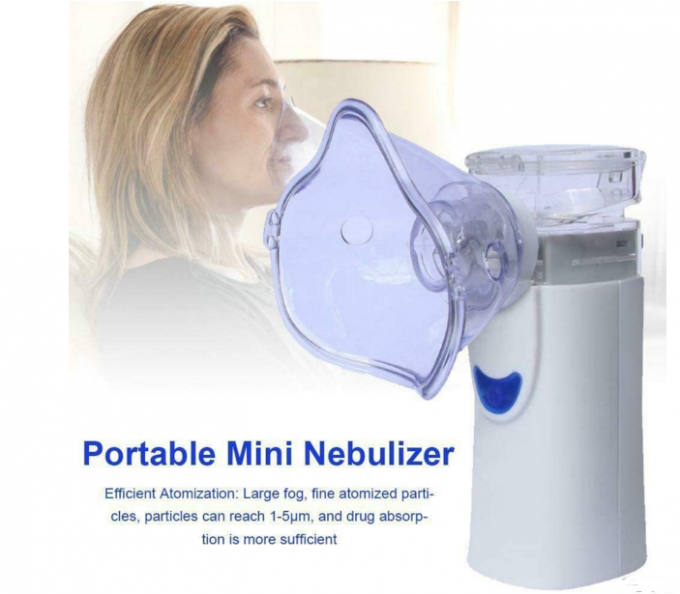 Home Mask Battery Low Noise Atomizer Mesh Medical Nebulizer with Removable Battery 0
